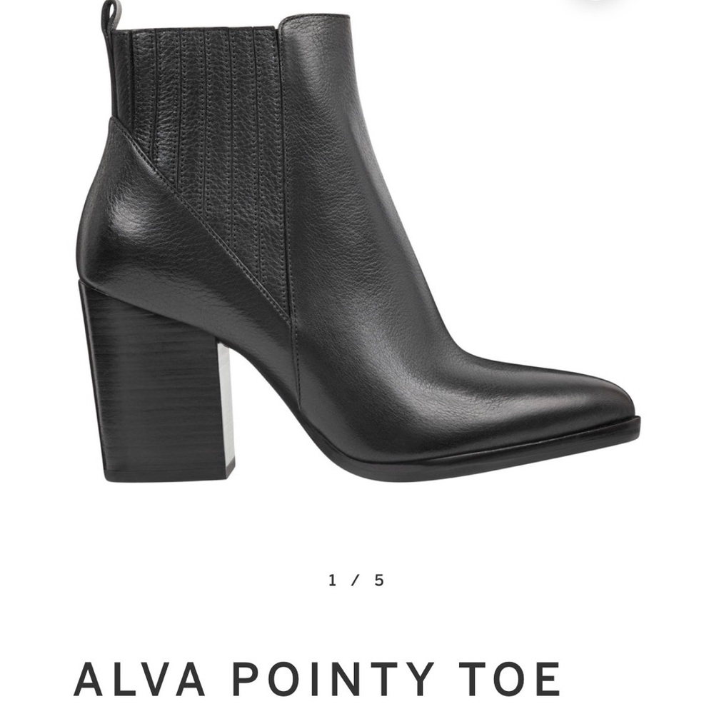 Marc Fisher Black Ankle Booties